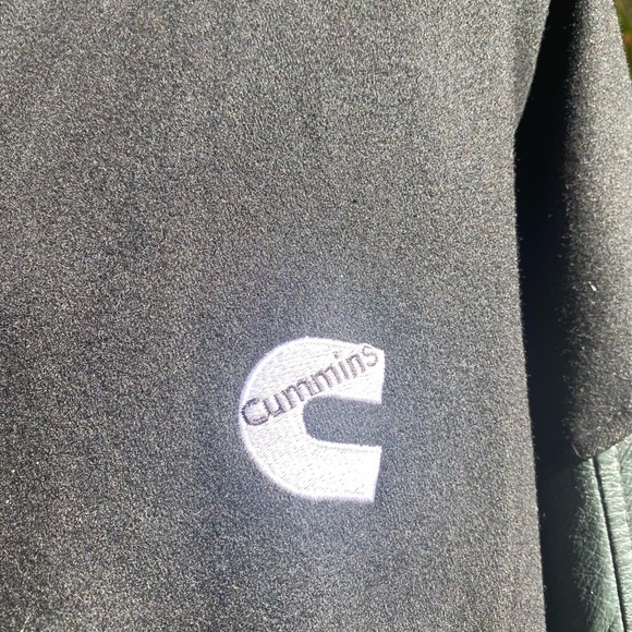 Mens Vintage Outer Boundary Cummins Varsity Jacket Wool & Leather Quilted Lining - Picture 2 of 16